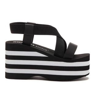 Rocketdog Bayer Black and White Wedge